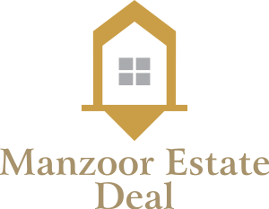 Logo Realestate Agency Manzoor Estate Deal..