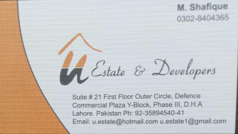 Logo Realestate Agency U Estate & Developers 