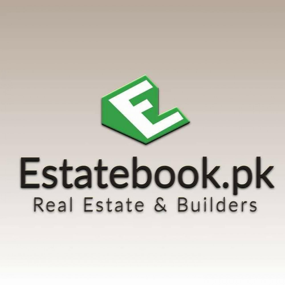 Logo Realestate Agency Estatebook.pk Real Estate & Builders