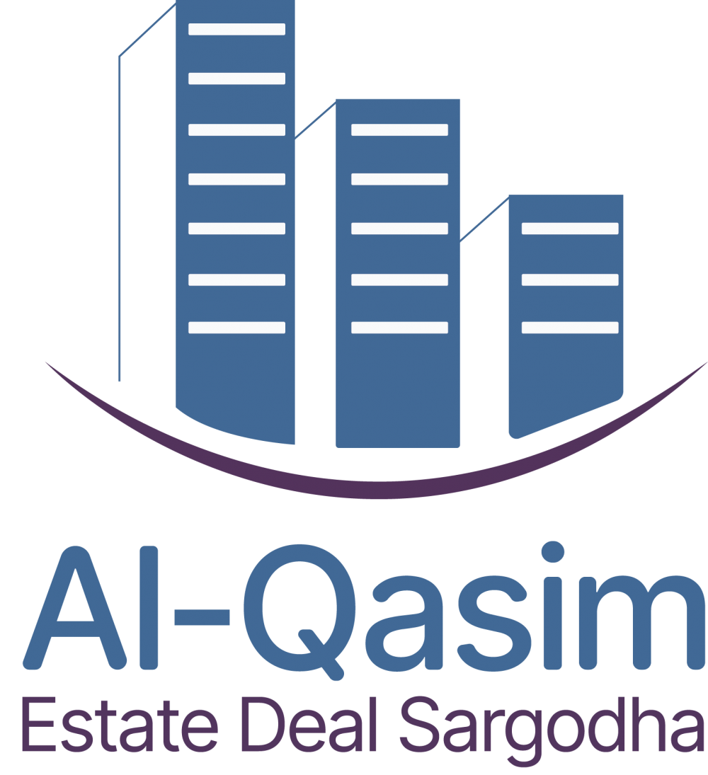 Logo Realestate Agency Al Qasim Estate Deal Sargodha
