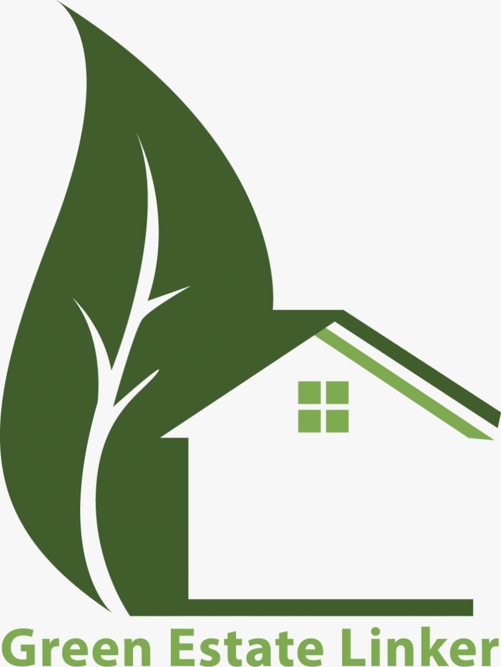 Logo Realestate Agency Green Estate Linker