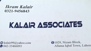 Kalair Associates Lahore