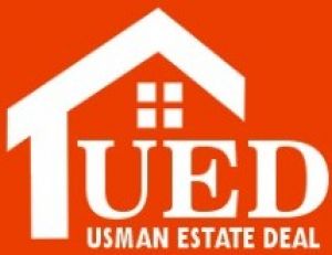Logo Usman Estate Deal  Sargodha