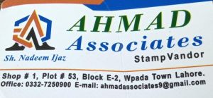 Ahmad Associate Lahore