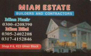 Mian Estate Lahore