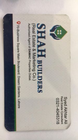 Shah Builders Lahore