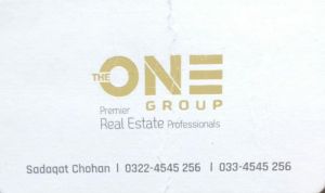 The One Group Real Estate  Lahore