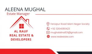 Al Rauf Real Estate & Developers Lahore
