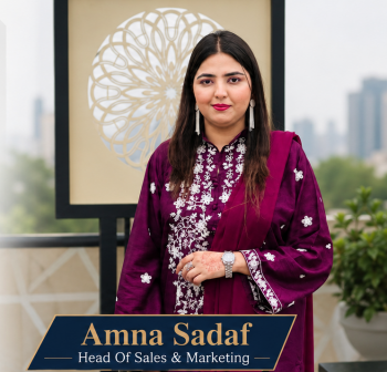 Realestate AgentAmna Sadaf Heaven Edges Sargodha
