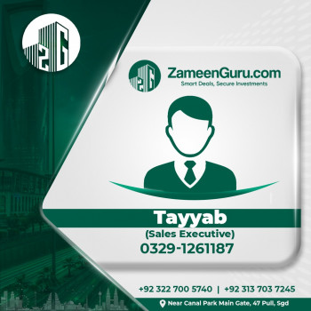 Realestate AgentMuhammad Tayyab Zameen Guru.com Sargodha