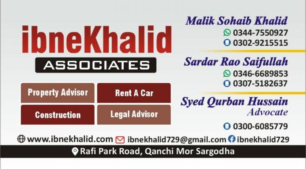 Realestate Agent Rao Saifullah  Sardar Estate Deal Sargodha