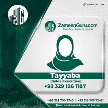Realestate AgentTayyaba Asad Zameen Guru.com Sargodha