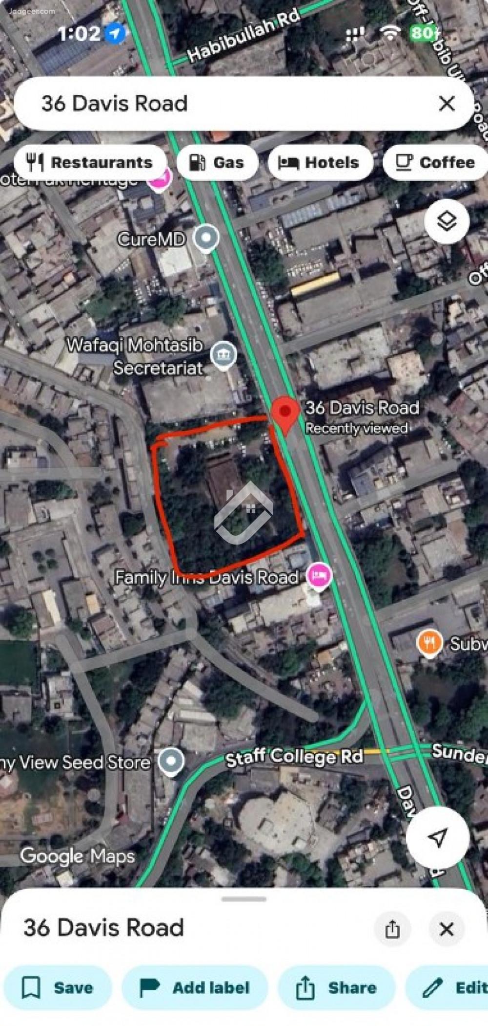 288 Marla Residential Plot For Sale At Davis Road