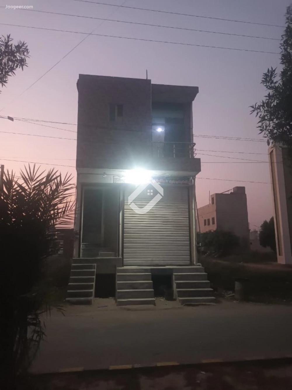 A Commercial Shop+ Flat For Rent In Shareef Garden
